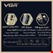  ماشین اصلاح موی سر و صورت وی جی ار مدل V-643+5Vadapter مجموعه دو عددی